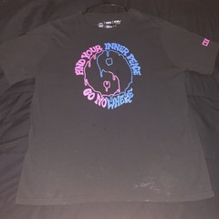 Graphic Tee NEFF Peace Find Your Inner Peace Shirt 2XL Black Yin Hip Hop Cool