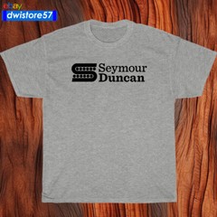 Seymour Duncan Guitar Pickups Logo Black/Navy/White/ Grey Men’s T-Shirt S-5XL