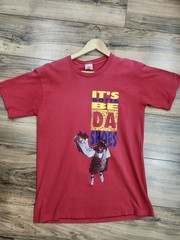Vtg 90s Michael Jordan Spike Lee Its Gotta Be Da Shoes Red T Shirt Sz L
