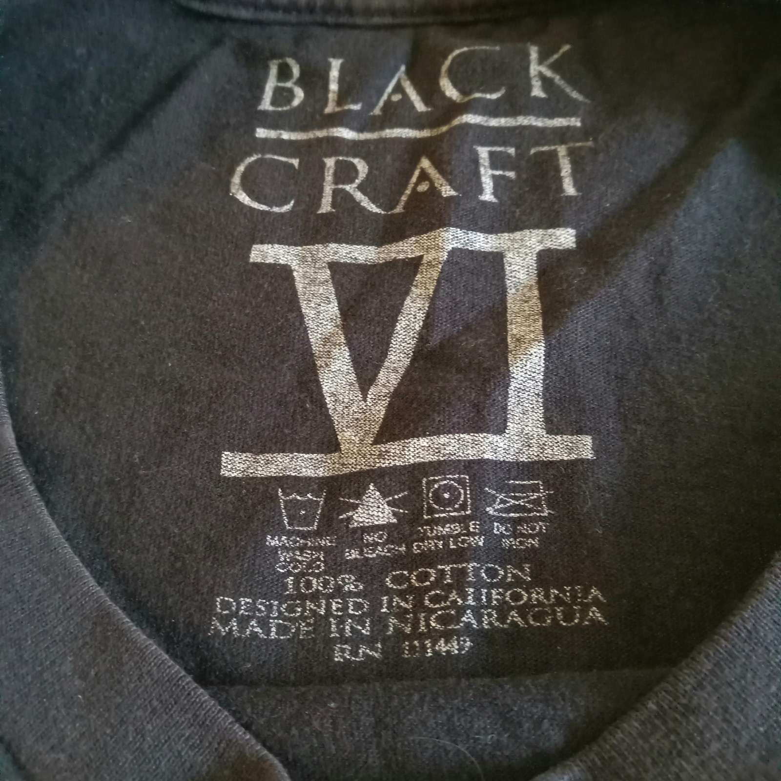 Black Craft Cult XXL /2XL T Shirt Pentagram & Skulls Blackcraft Cult 26" x 30" gallery