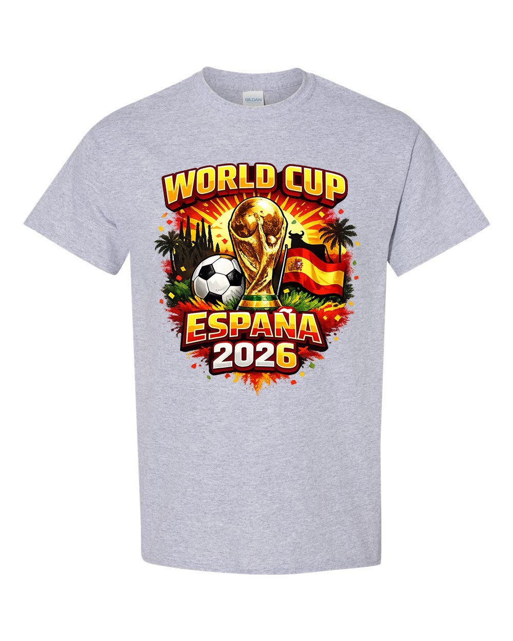 Spain Soccer 2026 World Cup Style Unisex T-Shirt German Fan Shirt Football gallery