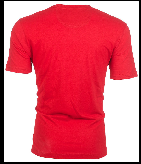 $48 TOMMY BAHAMA Embroidered Logo RED Relaxed Fit Short Sleeve Pocket T-shirt gallery