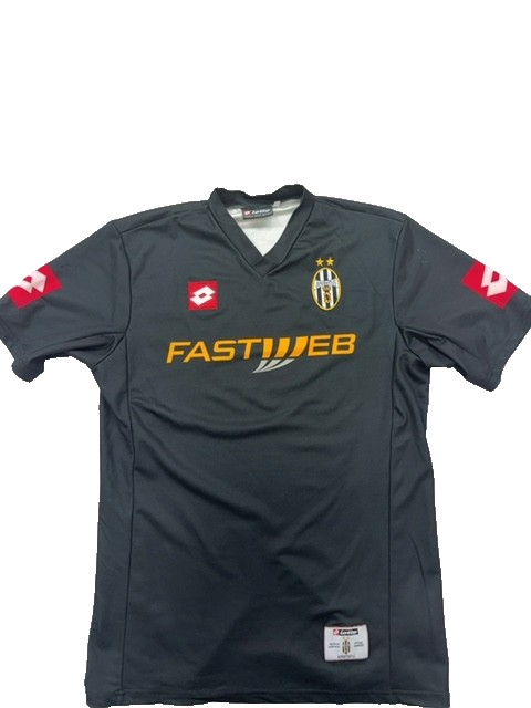 Lotto 2002 Vintage Gray Striped V Neck Training Shirt L Mens Italy
