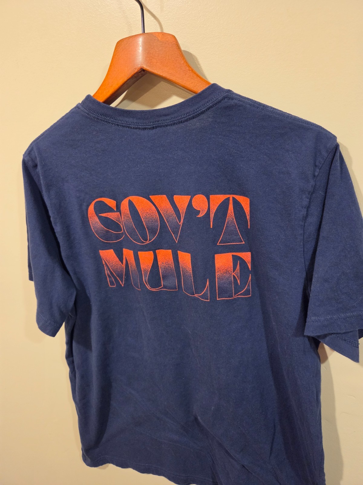 Gov't Mule Band Shirt Sz XL Festival Jam Tee 2-Sided Hippie Blue Tee Hippy Fest gallery