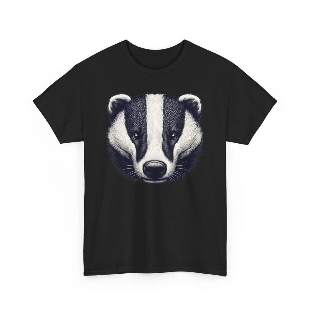 Animals Lovers Badger T-shirt – Novelty Artistic Graphic Tee