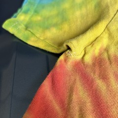 Vintage US Military Eagle Tee Bagram AB Afghanistan Tie Dye 2000s L – Distressed