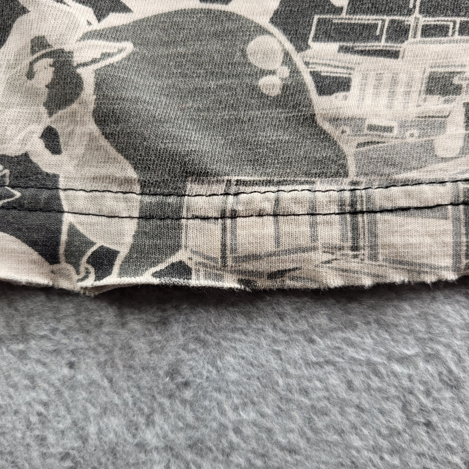 LRG Lifted Researck Group Lumber Jack City All Over Print T Shirt Mens 3XL Rough gallery