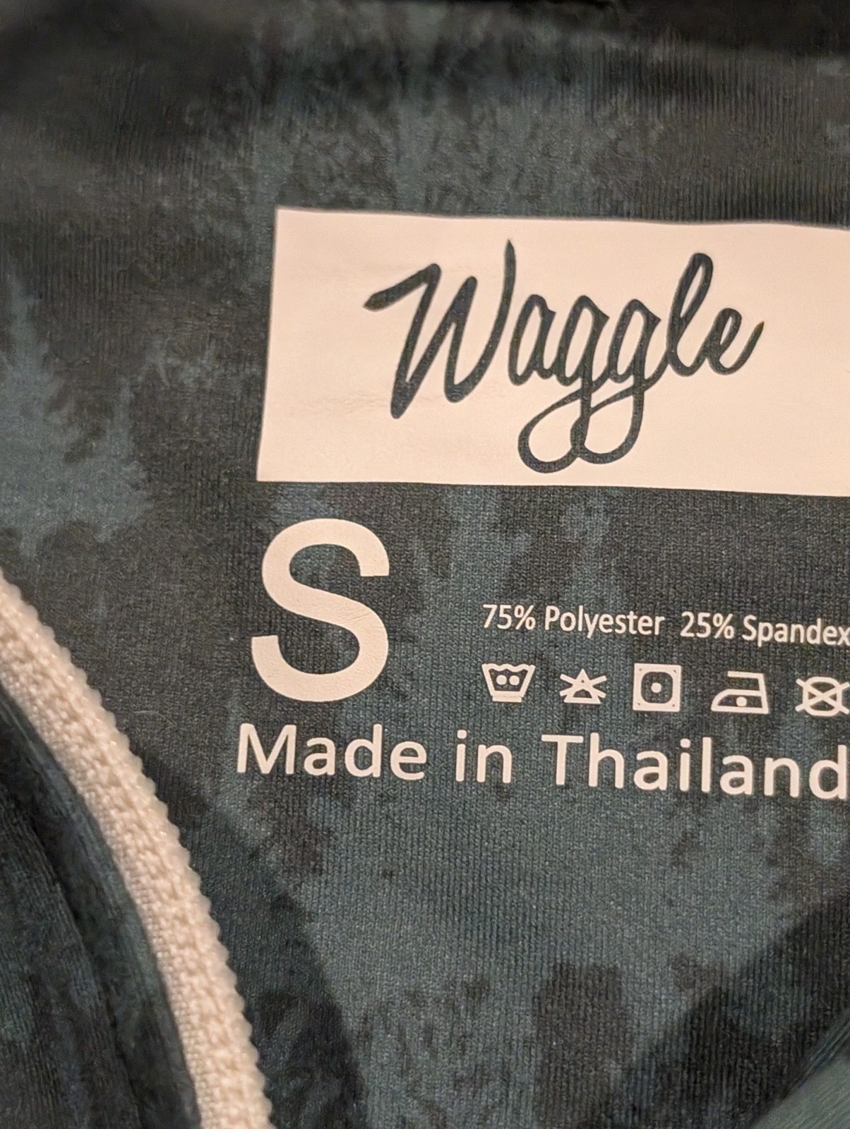 Waggle Quarter 1/4 Zip Pullover Golf Top Mens A Long Sleeve Athletic Wolf Green gallery