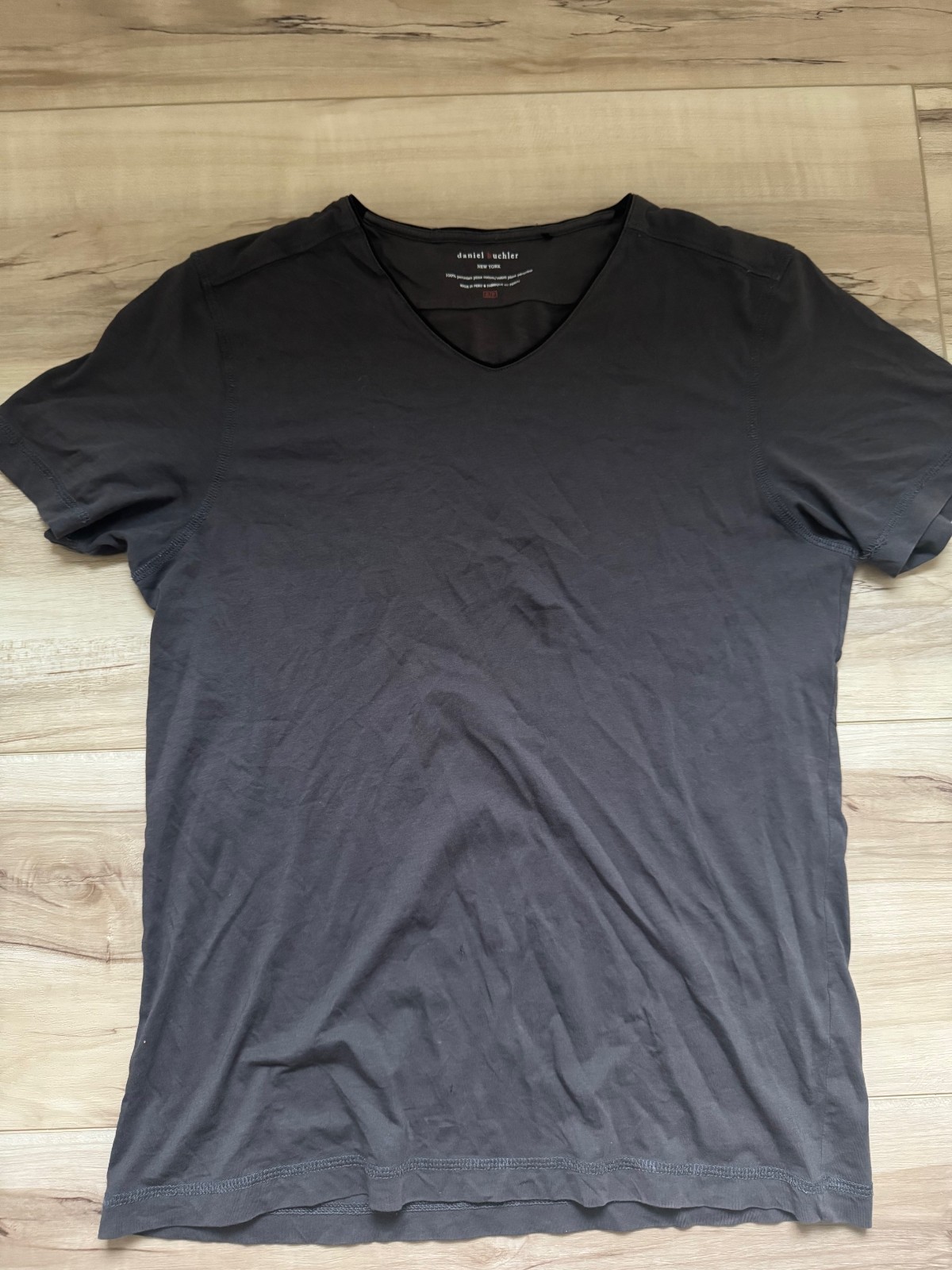 Daniel Buchler T Shirt Mens S BLue Short Sleeve Classic Collar gallery