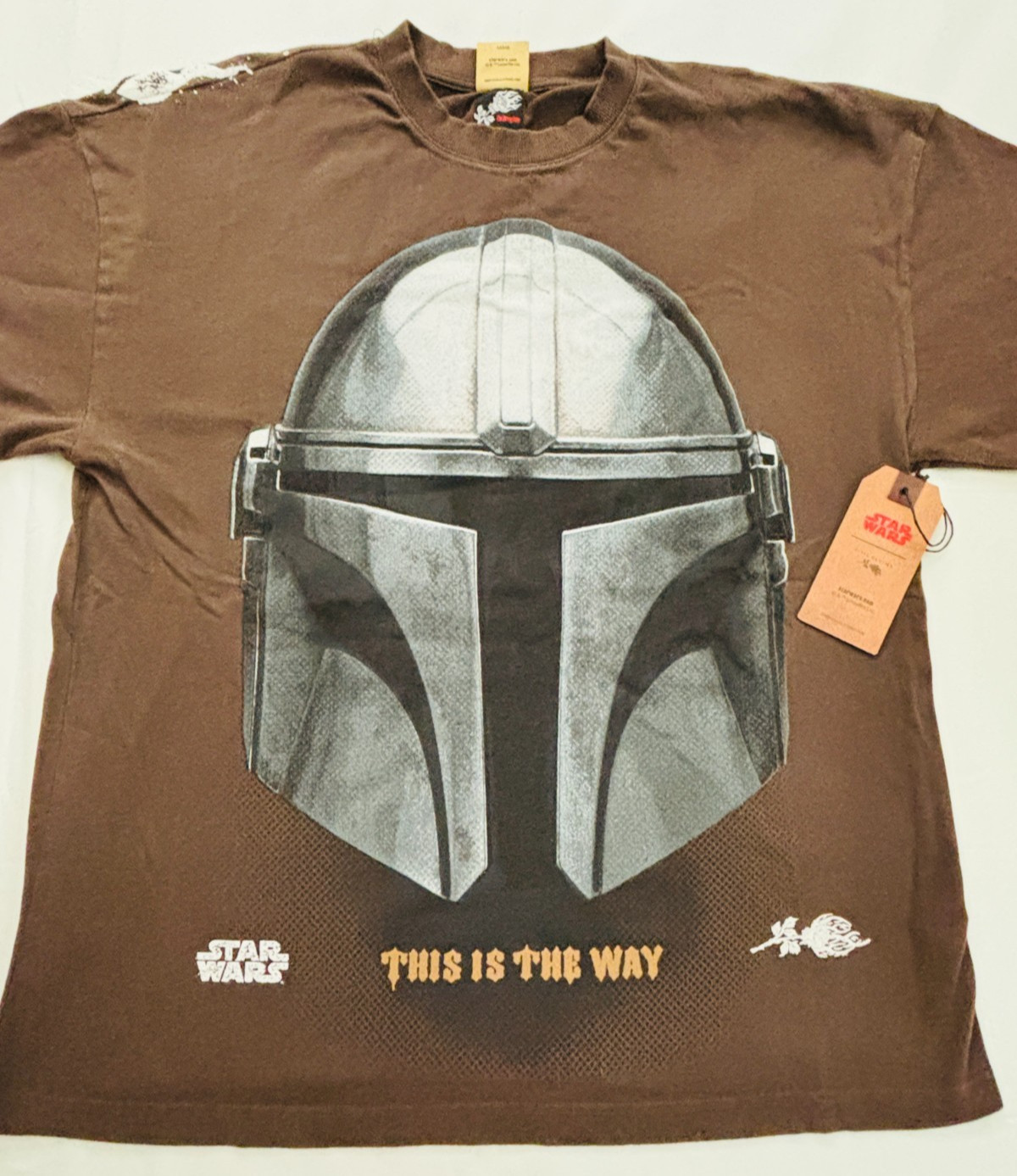 Civil Regime Star Wars Mandalorian Oversized Graphic Tee Shirt Adult Size Large gallery