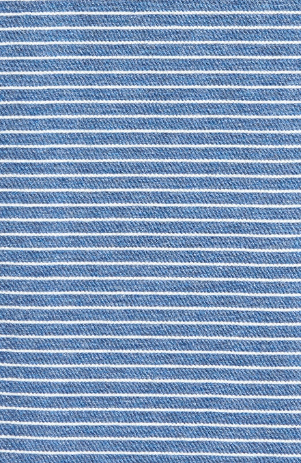 Daniel Buchler Men's Pima Cotton & Modal Striped Lounge Henley, Medium or XL gallery