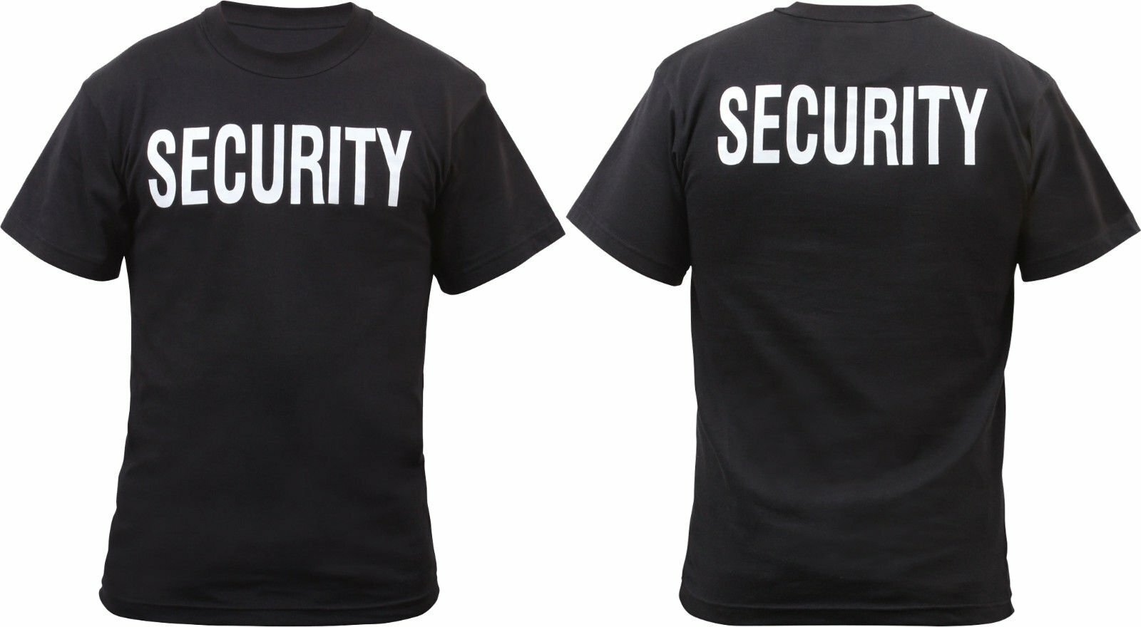 Security Double Sided T-Shirt Black & White Official Issue Officer Bouncer Event gallery