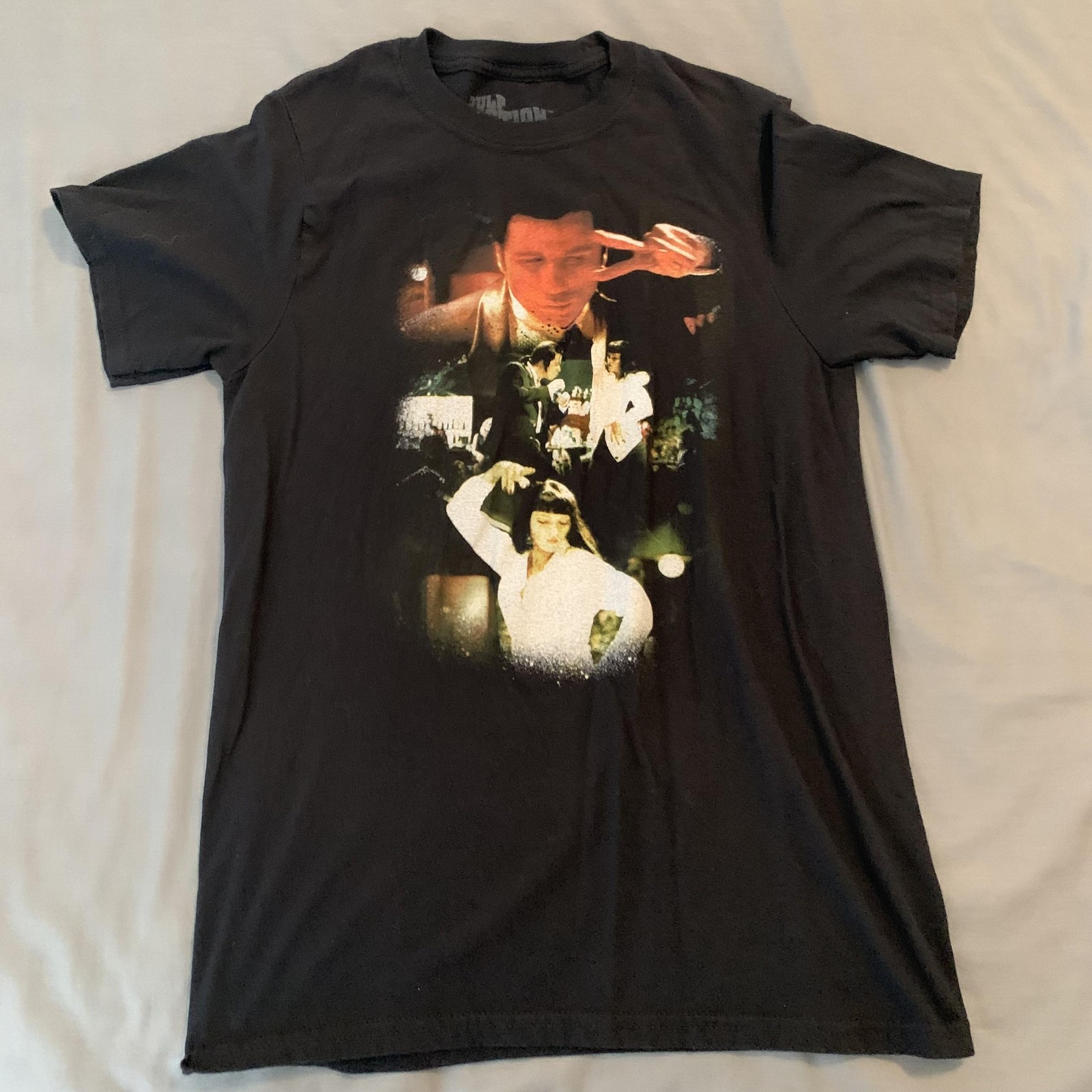 Pulp Fiction Shirt Mens Small Goodie Two Sleeves Movie Tee 2022 Dance Scene gallery