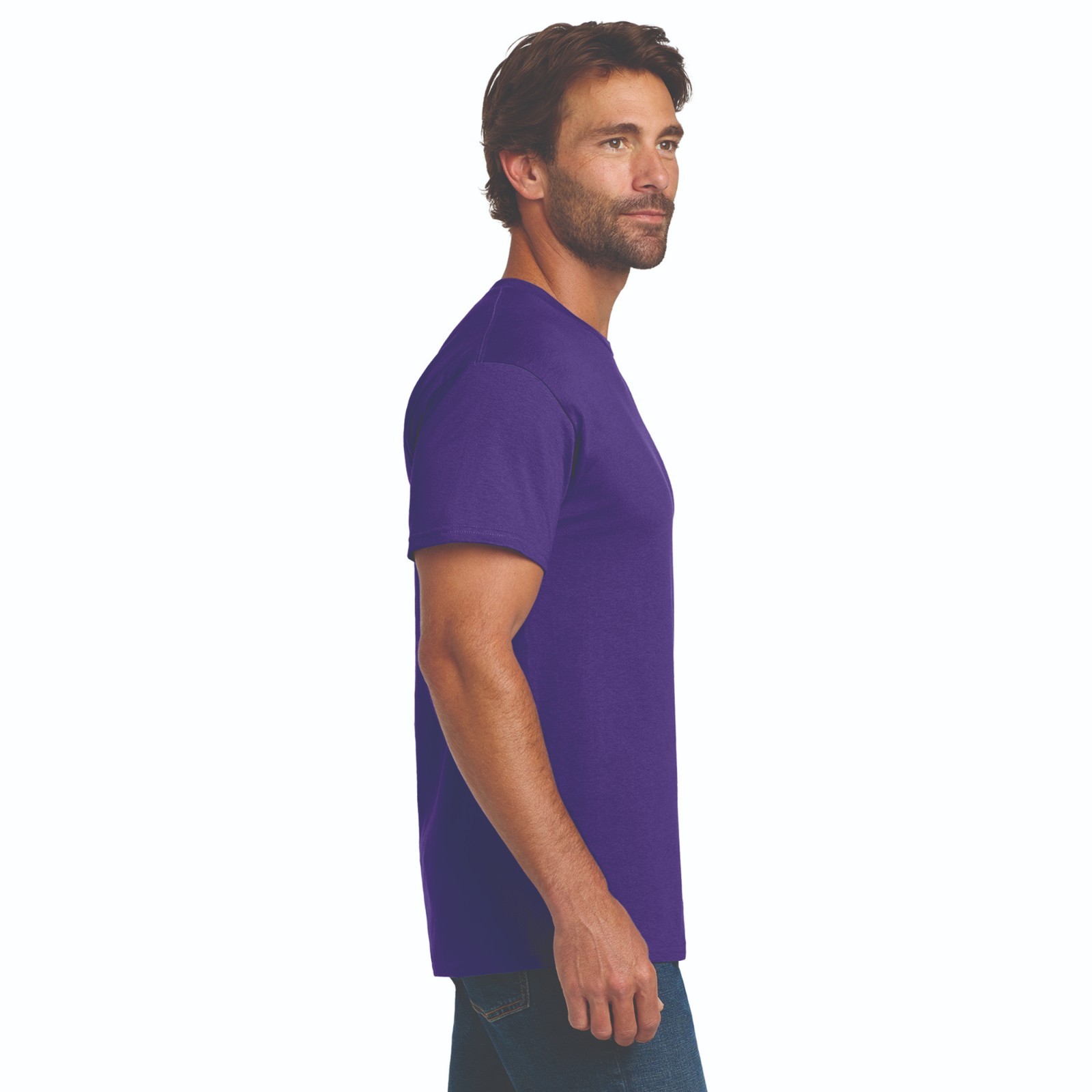 Hanes Essential-T T-Shirt for Men, Short Sleeve Tee, 6-Pack, Mix Color, S-5XL gallery