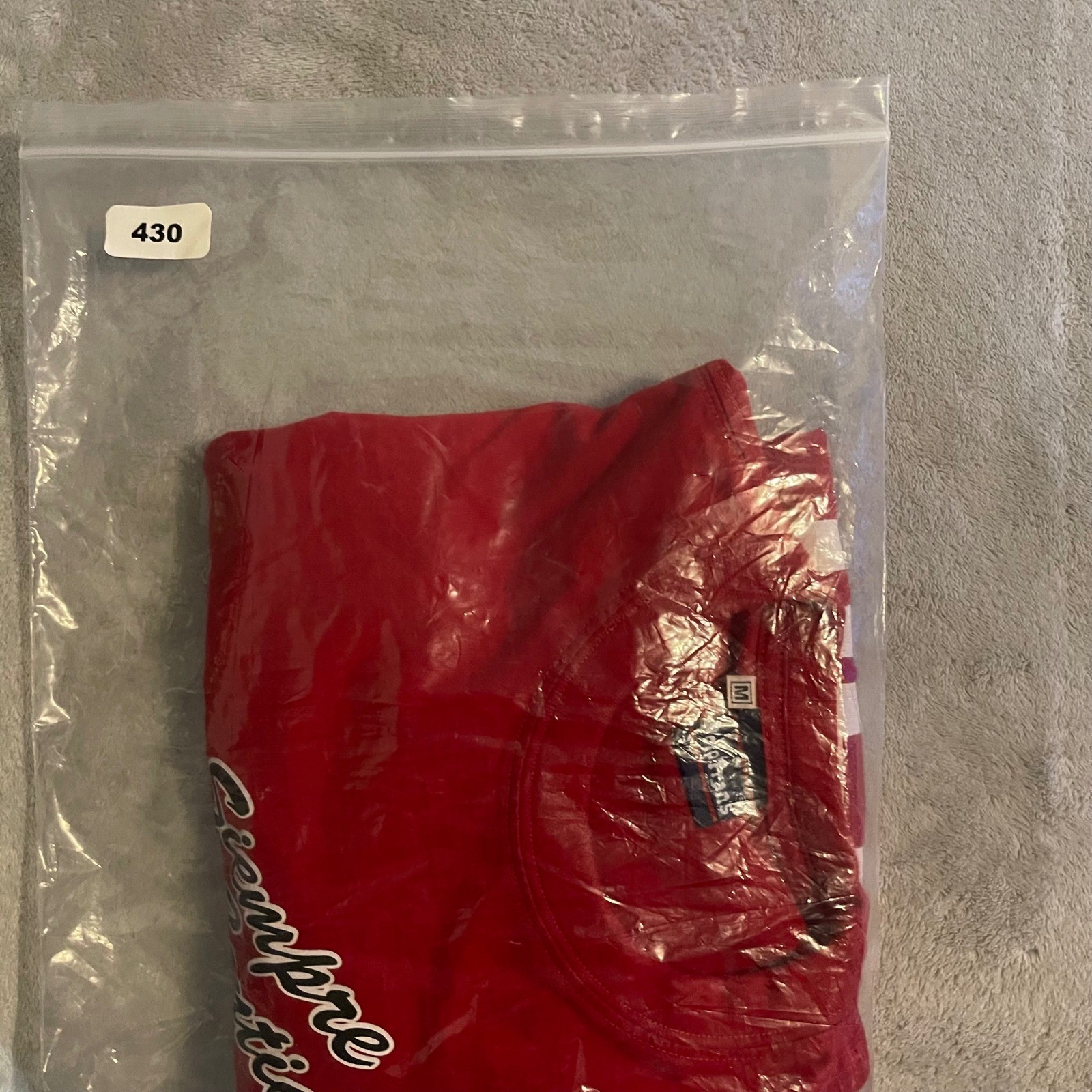 Vintage Peru PoloTran's Te Amo Siempre Contigo Red Graphic T-Shirt Mens Medium gallery