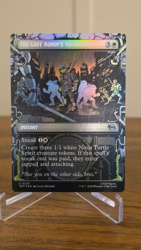 The Last Ronin’s Technique Foil (Showcase) U Teenage Mutant Ninja Turtles 223 NM