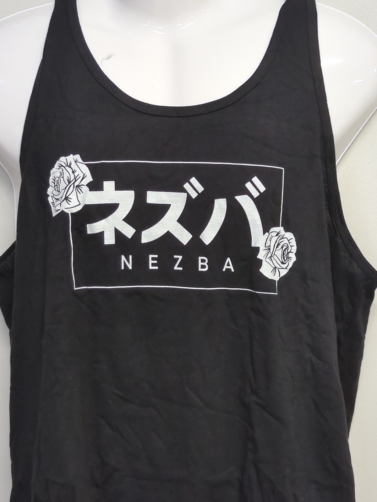 NEZBA Bella + Canvas 3480 Sleeveless Jersey Unisex Tank Top Large Black gallery