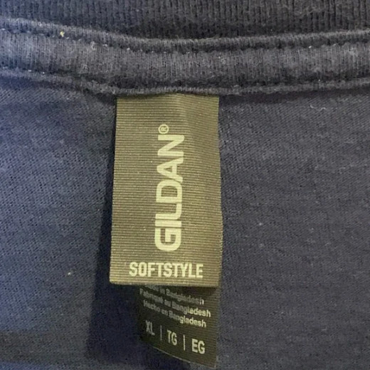 Gildan SoftStyle Deep Navy Blue Short Sleeve Men's V Neck T Shirt Size XL gallery