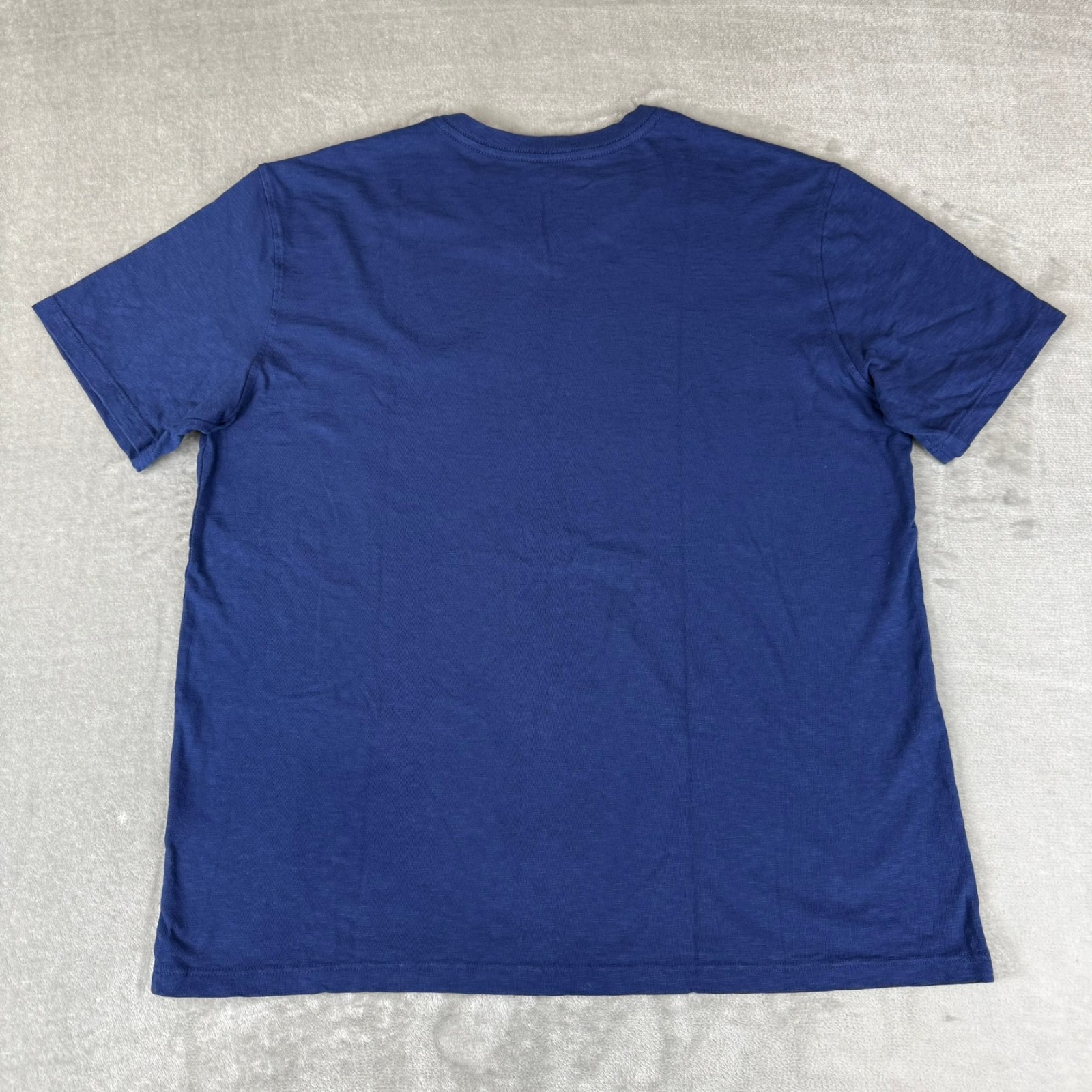 American Giant Premium Slub V-Neck Tee T-Shirt Mens Large Navy Blue $65 USA NWOT gallery