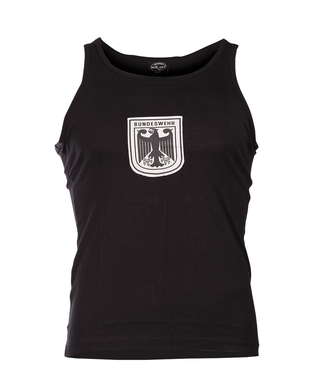 GERMAN MILITARY TANK TOP SHIRT BUNDESWEHR BLACK COTTON PHYSICAL TRAINING P.T.U gallery