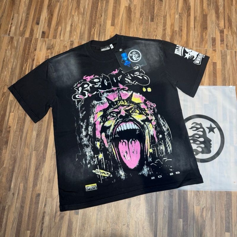 HellStar High Street Printed Retro Washed Unisex Short-Sleeve T-Shirt gallery