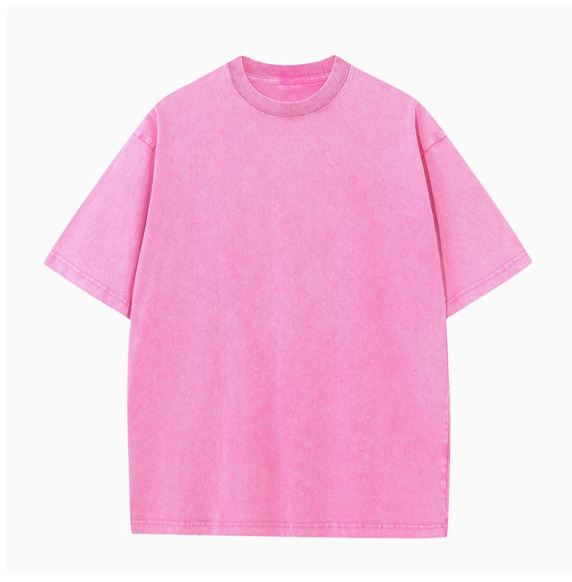 Summer Men's Washed T-Shirts 230G Heavy Cotton Vintage Faded Color Oversized Hot gallery