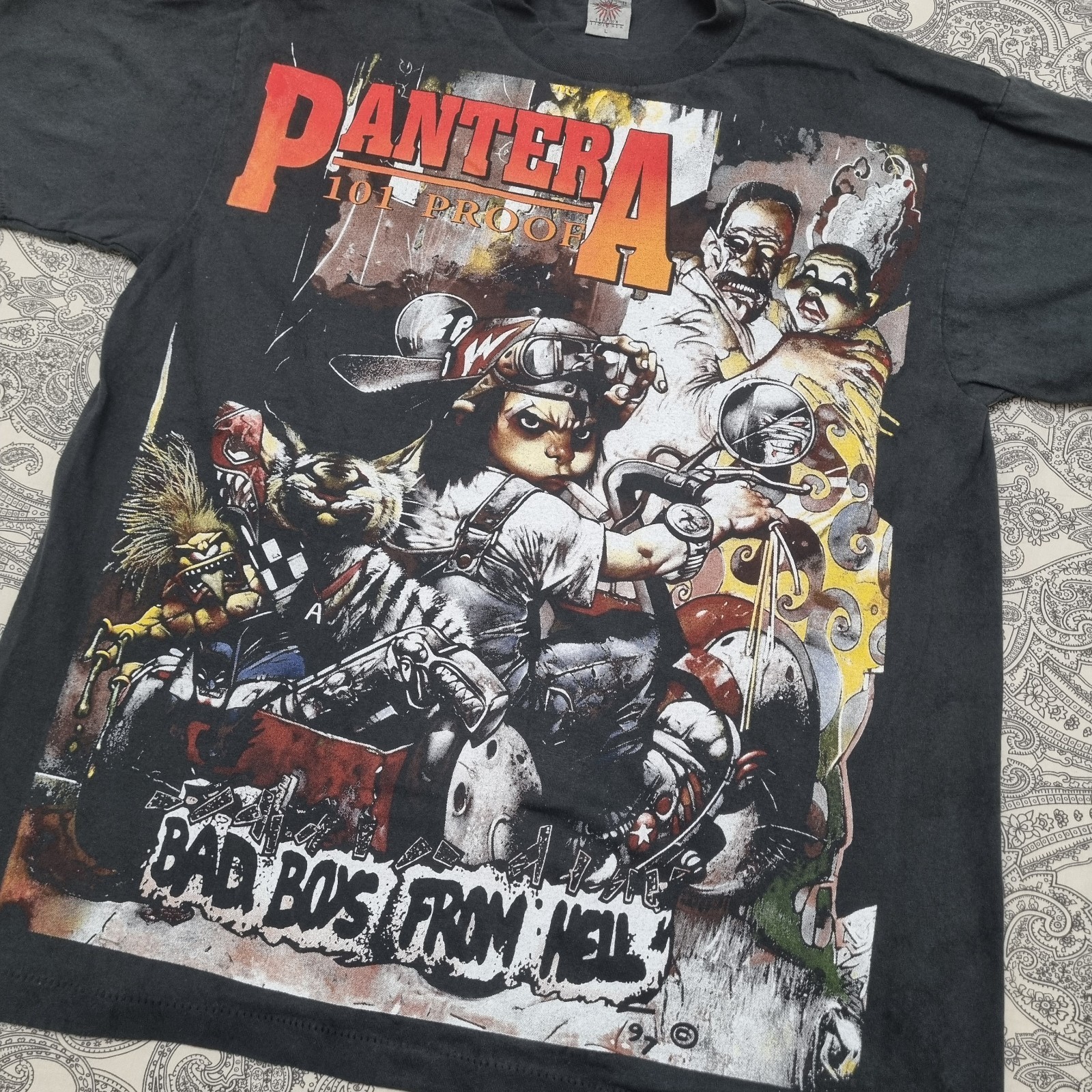 Pantera Vintage Band T-Shirt 101 Proof Graphic Print Tee Size Large gallery