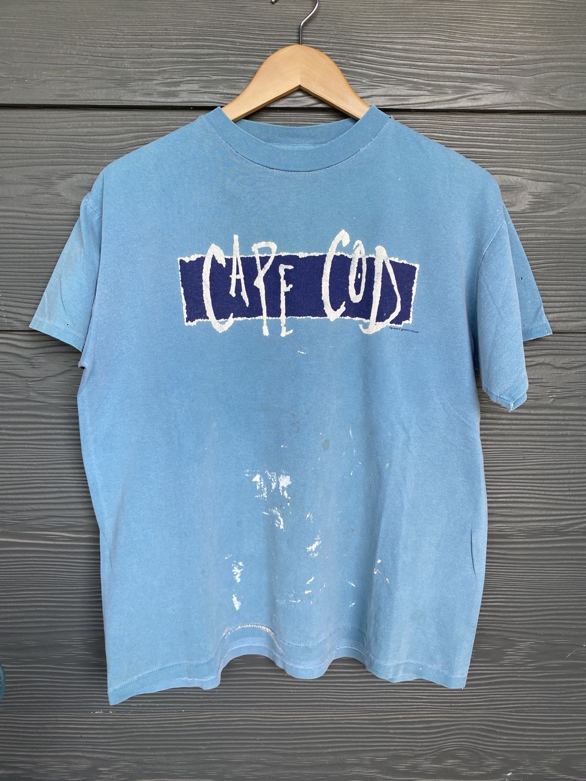 Vintage 90s Cape Cod Shirt Size Large Massachusetts Atlantic Coast *Distressed*