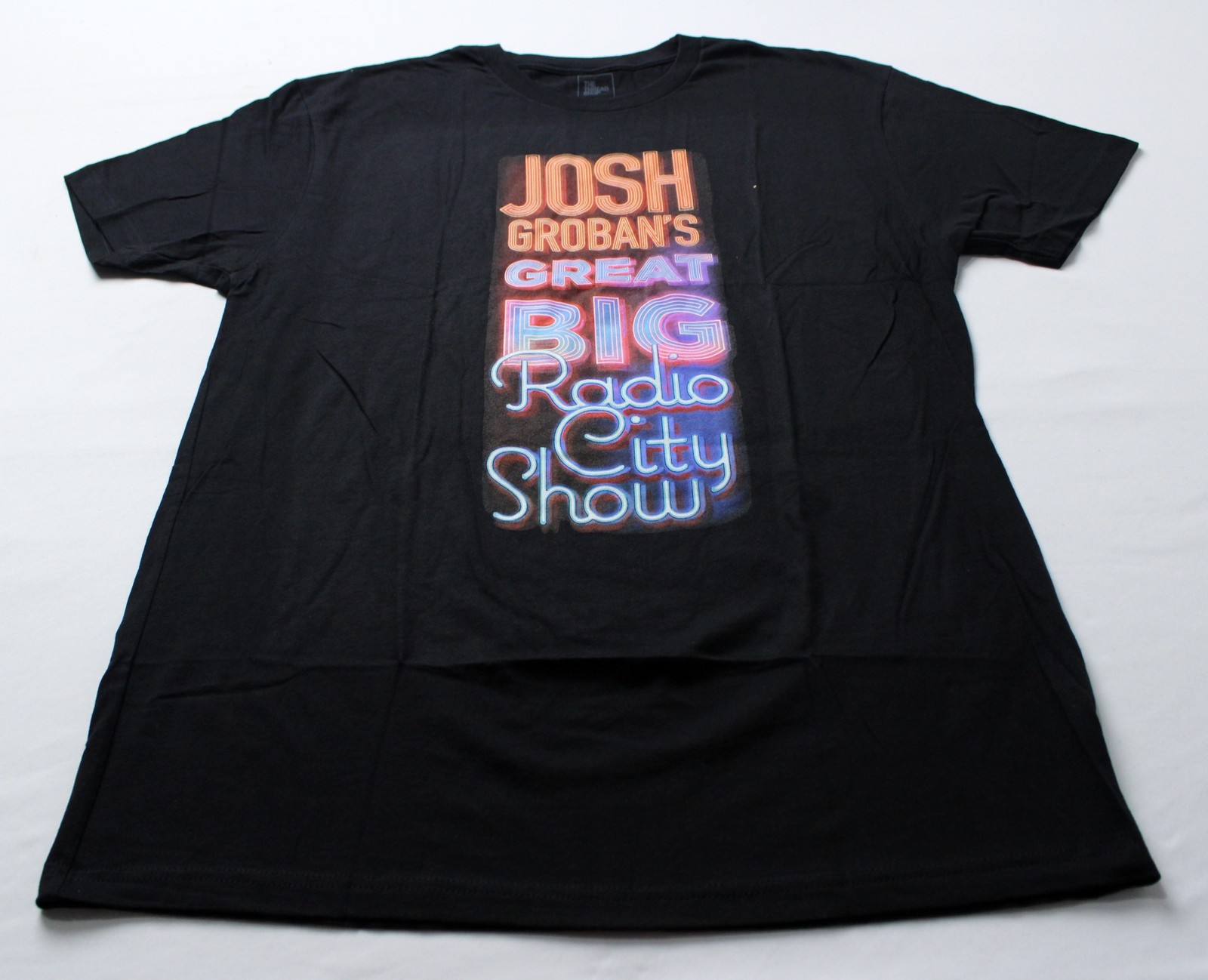The Thread Shop Adult’s Josh Groban Radio City Show Shirt JL3 Black Large