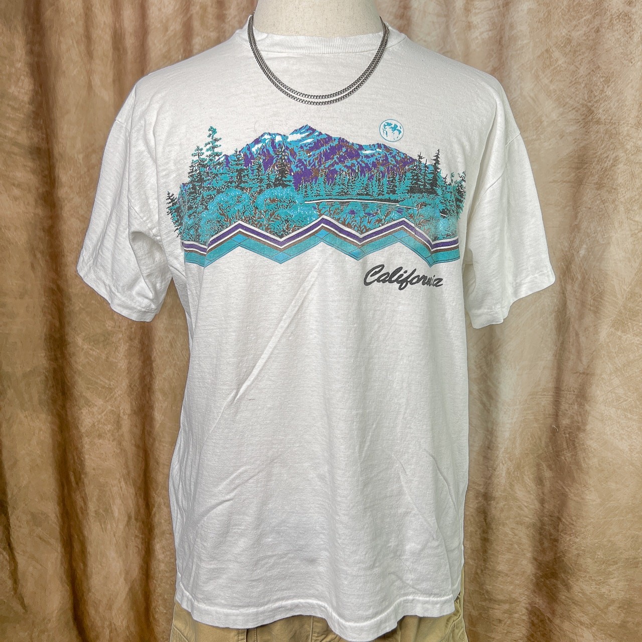 Vintage 90s California T-Shirt Mountain White Forest Wilderness Single Stitch gallery