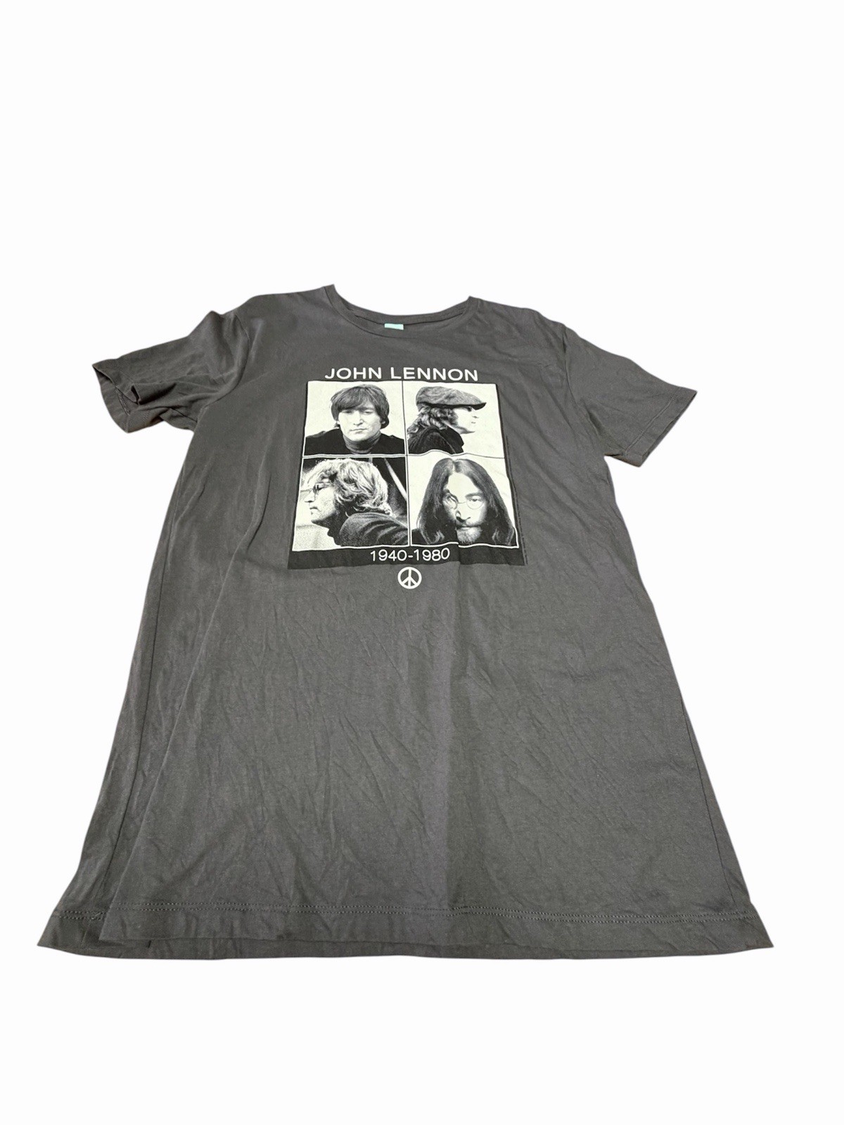 John Lennon 1940-1980 Peace Memorial Medium Tshirt The Beatles Four Headshots L