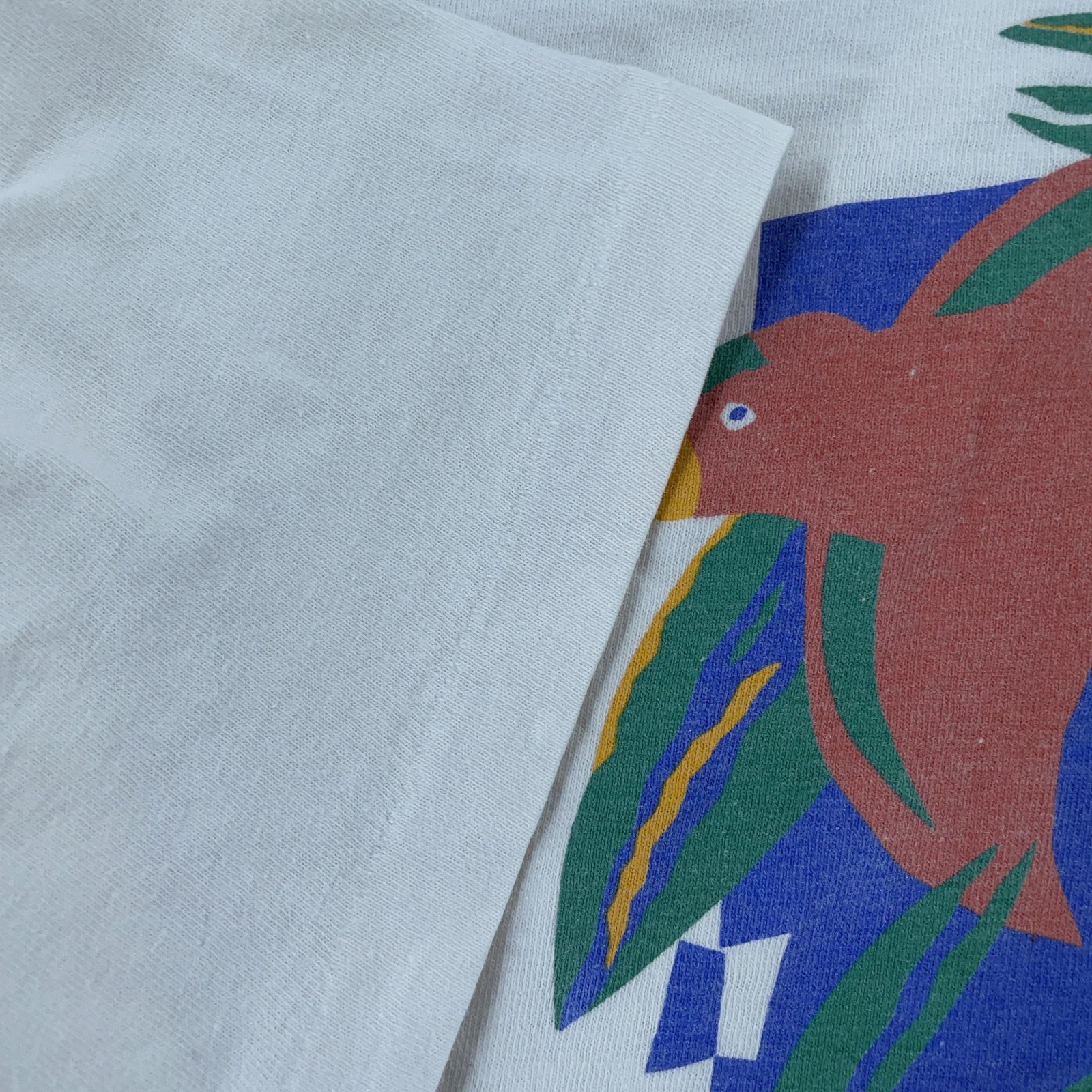 Vintage Save The Rainforests T-Shirt Mens Medium Parrot Nature Activism Art 90s gallery