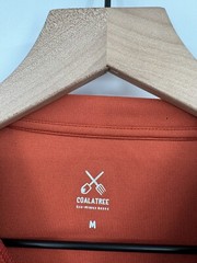 NEW COALATREE 10 Year Anniversary Tee Shirt Burnt Orange Performance Mens Size M