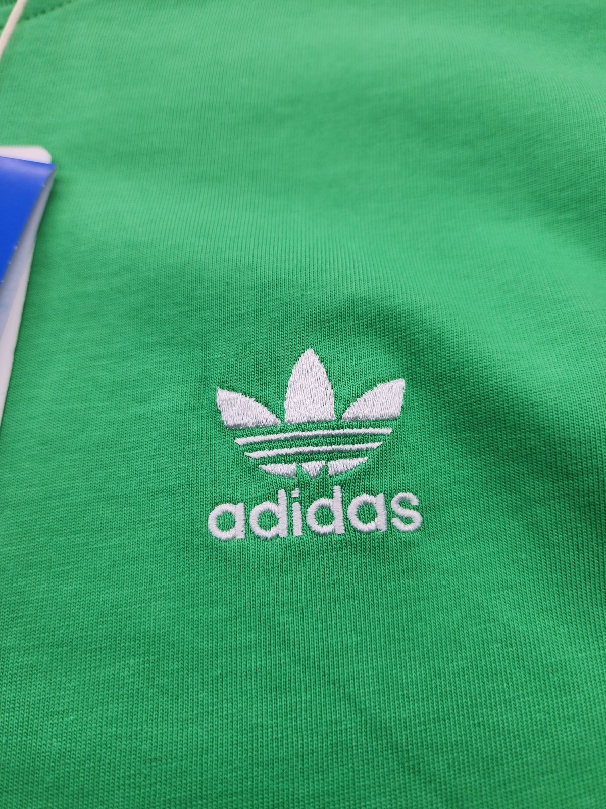 New Men's Adidas Trefoil Essentials Tee Shirt Size Large Mens Energy Green gallery