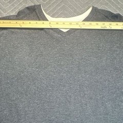 Method Mens XXL Heather Charcoal Gray Thermal Waffle Knit Long Sleeve V-Neck