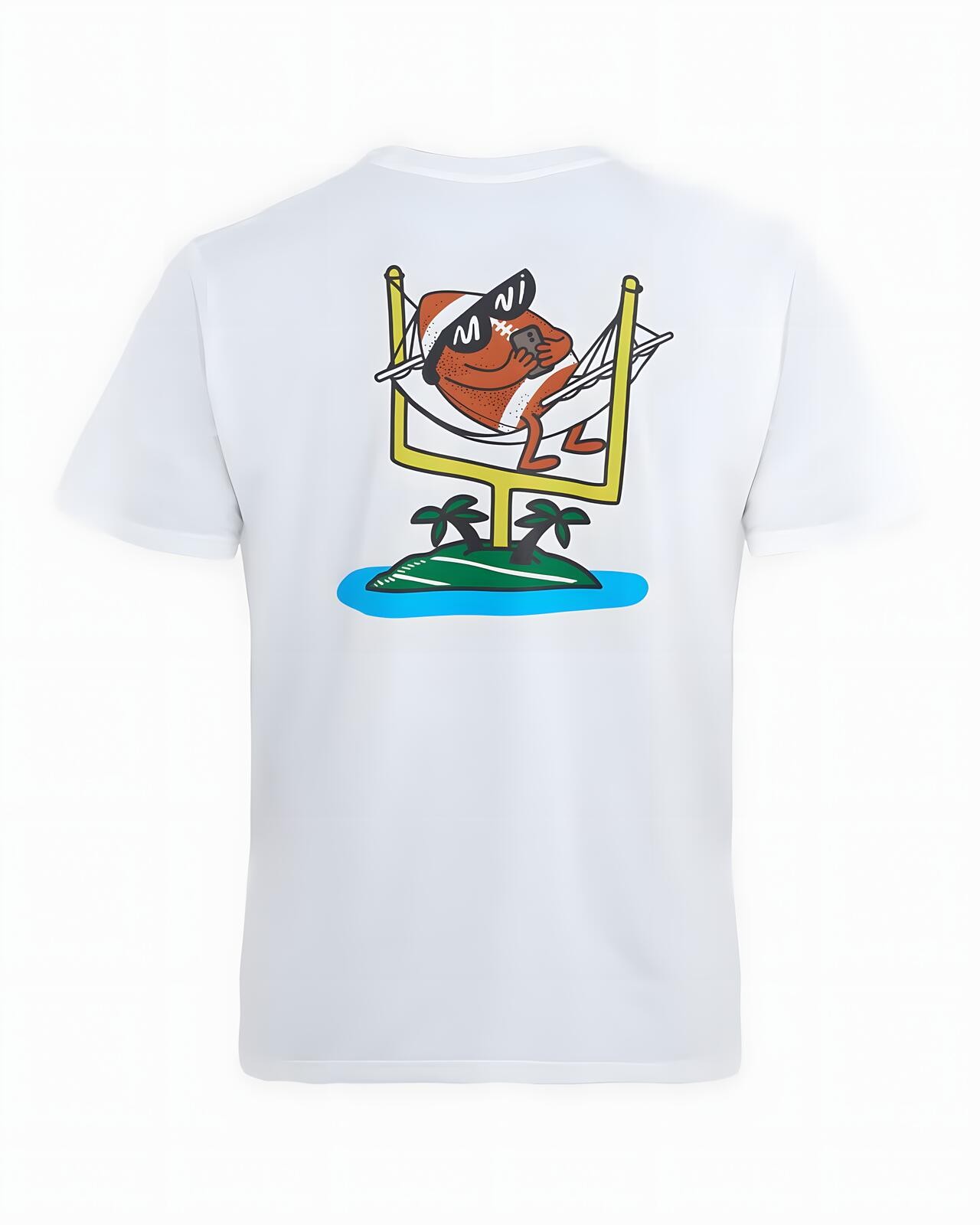 Under Armour Mens Medium Football Vacation Graphic T-Shirt New w/ Tags Athletic