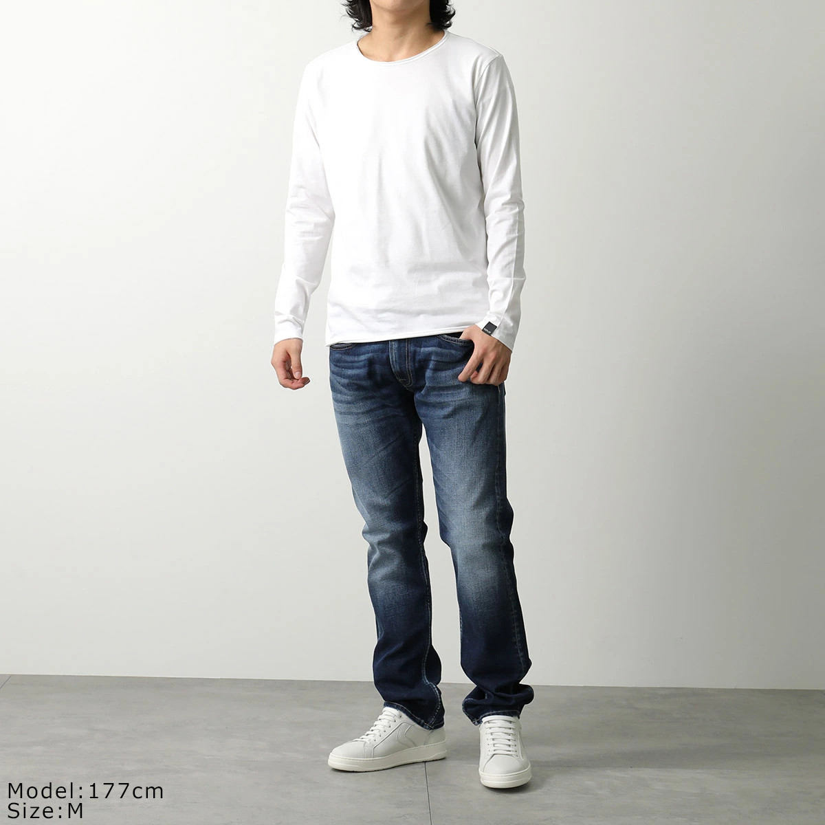 REPLAY Men's Long Sleeve Crew Neck T-Shirt Cotton Black only S or M or L or XL gallery