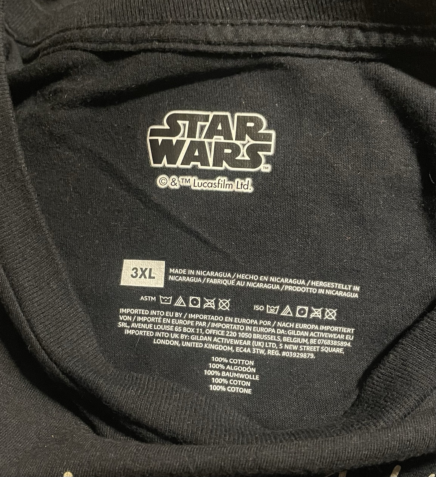 Star Wars Lucas Film Darth Vader Diamond Eyes T Shirt 3XL gallery