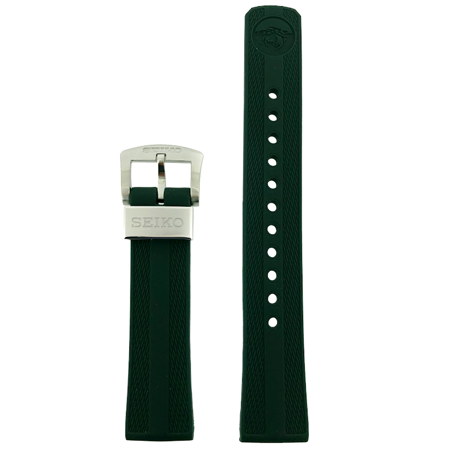 SEIKO SPB207 PROSPEX GREEN RESIN STRAP PT# R03E014J0  with Springs C200FS