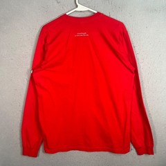 Apple Red iPod Touch Employee Long Sleeve Shirt Size Large