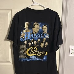 Delta Pro Weight Chicago & America 2007 Concert Black Tee Men’s XL
