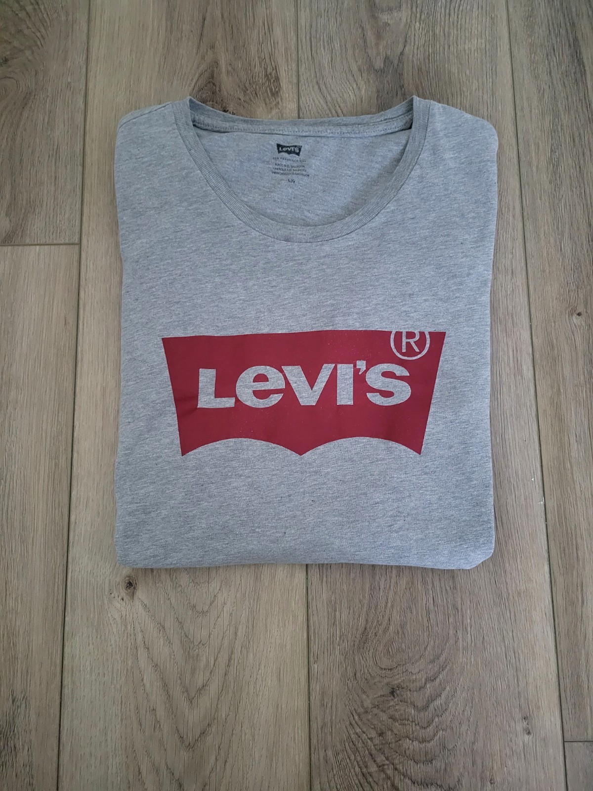 Levi’s Men’s Graphic Tee Tshirt Sz L Gray