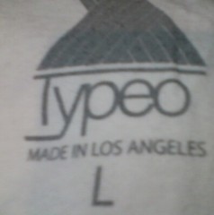 Los Angeles California Typeo Baseball Style T Shirt High Rise Building Graphics