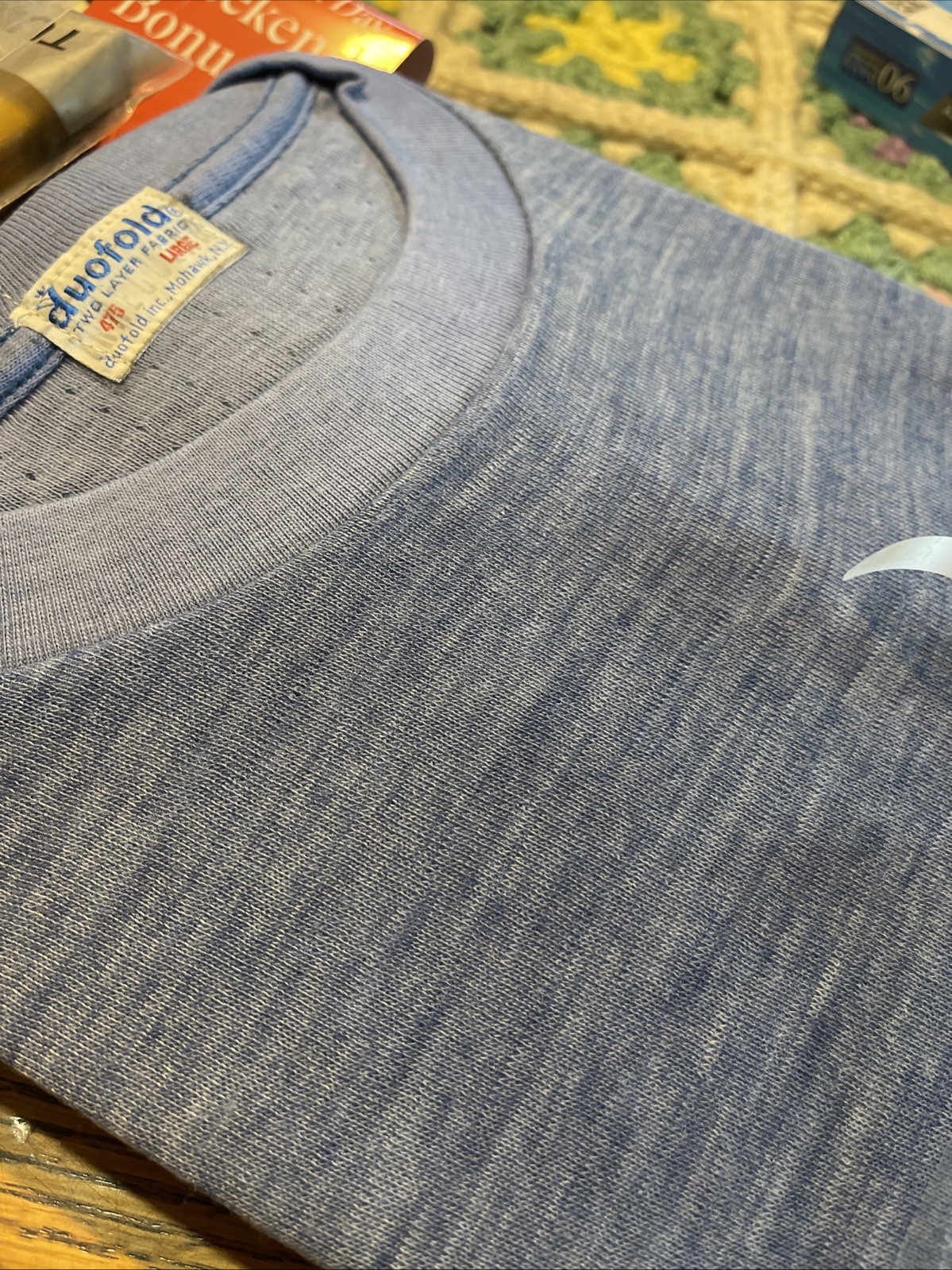 Vintage 50s 60s Duofold Two Layer Fabric Thermal Cotton Long Sleeve USA gallery