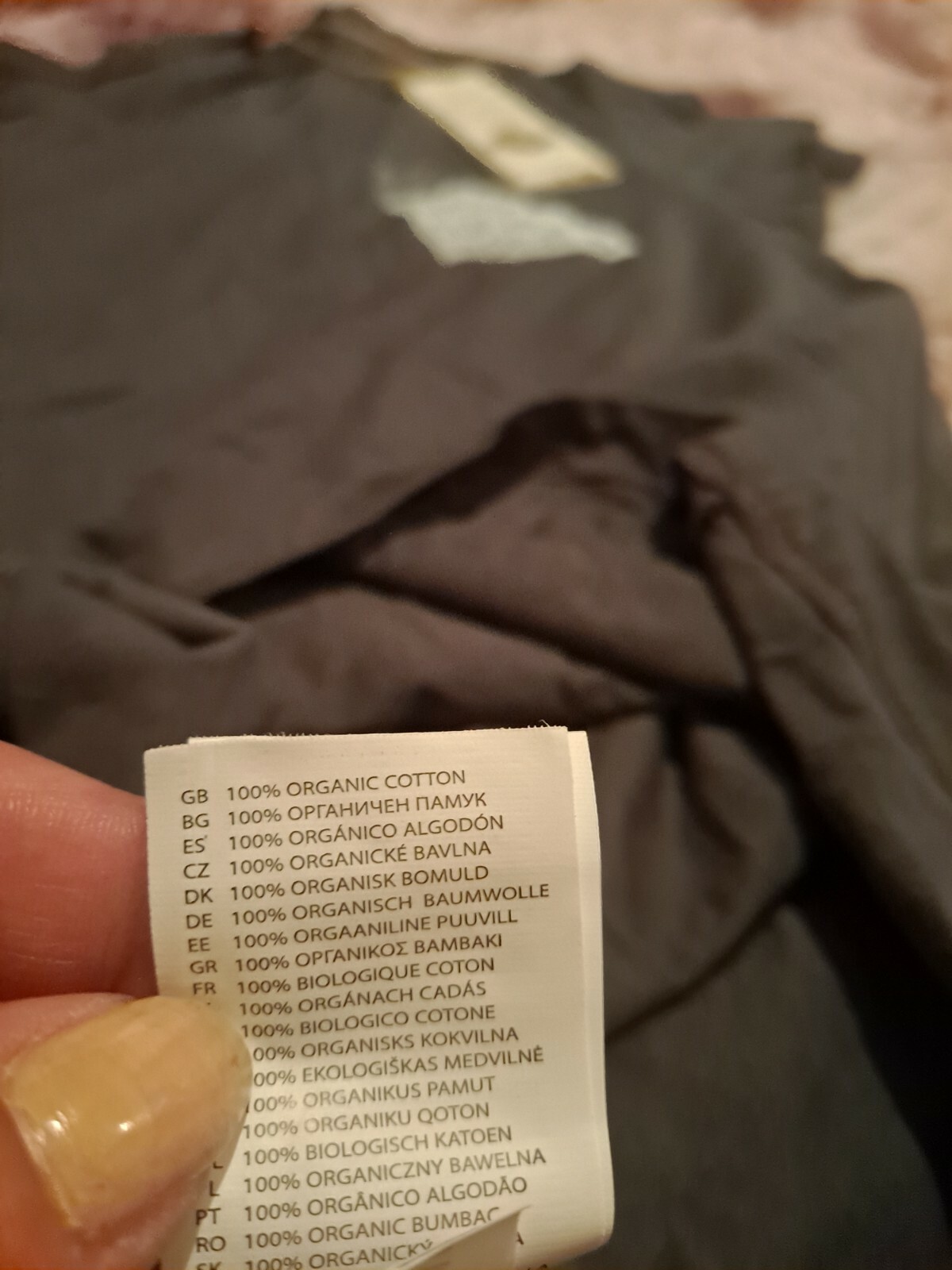 Ècologie By AWDis Organic Cotton Logo T-Shirt Grey Size S gallery
