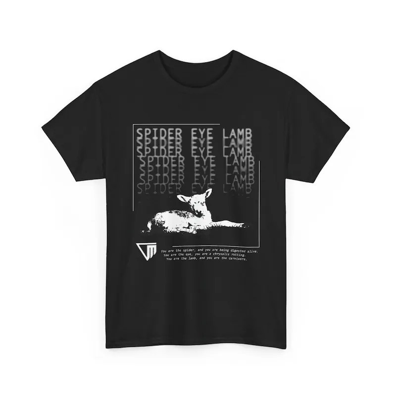 Outlast Trials Unisex Cotton T-Shirt — SPIDER EYE LAMB