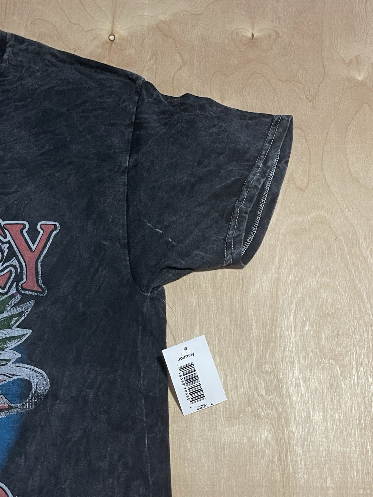 Journey ‘79 Tour Graphic T-Shirt Men's Pre-washed Short Sleeve Black Size L gallery