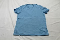 Shein Men’s Manfinity Hypemode Waffle Knit Short Sleeve Tee AR8 Baby Blue Small