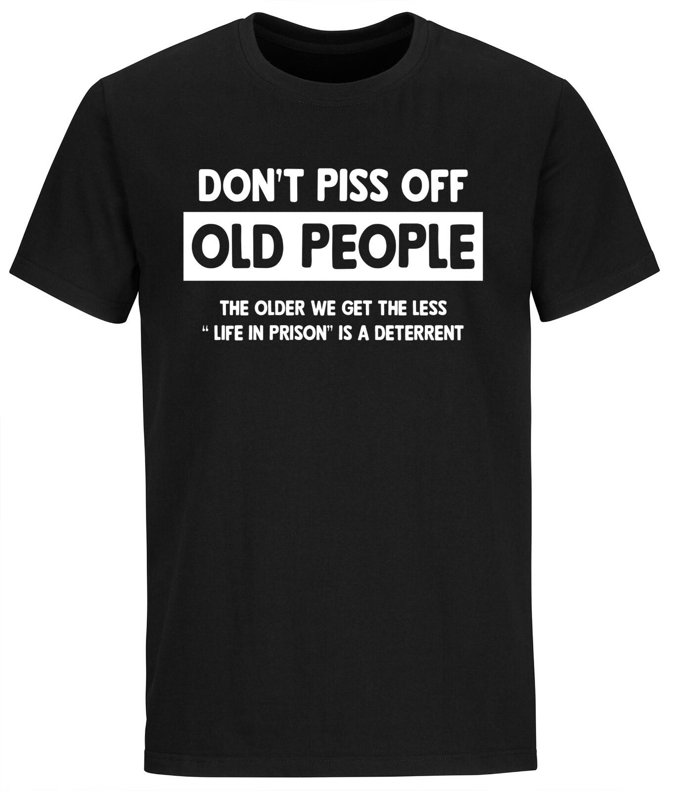 Mens Don't Piss Off Old People T shirt Gift gifts for grandpa shirts Sarcasm Tee gallery