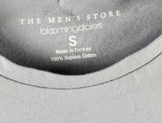 The Men's Store at Bloomingdale's Supima Cotton Tee Men's Small Blue Gray gallery